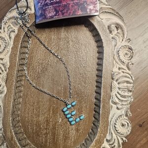 Elegant Silver and Turquoise Necklace
